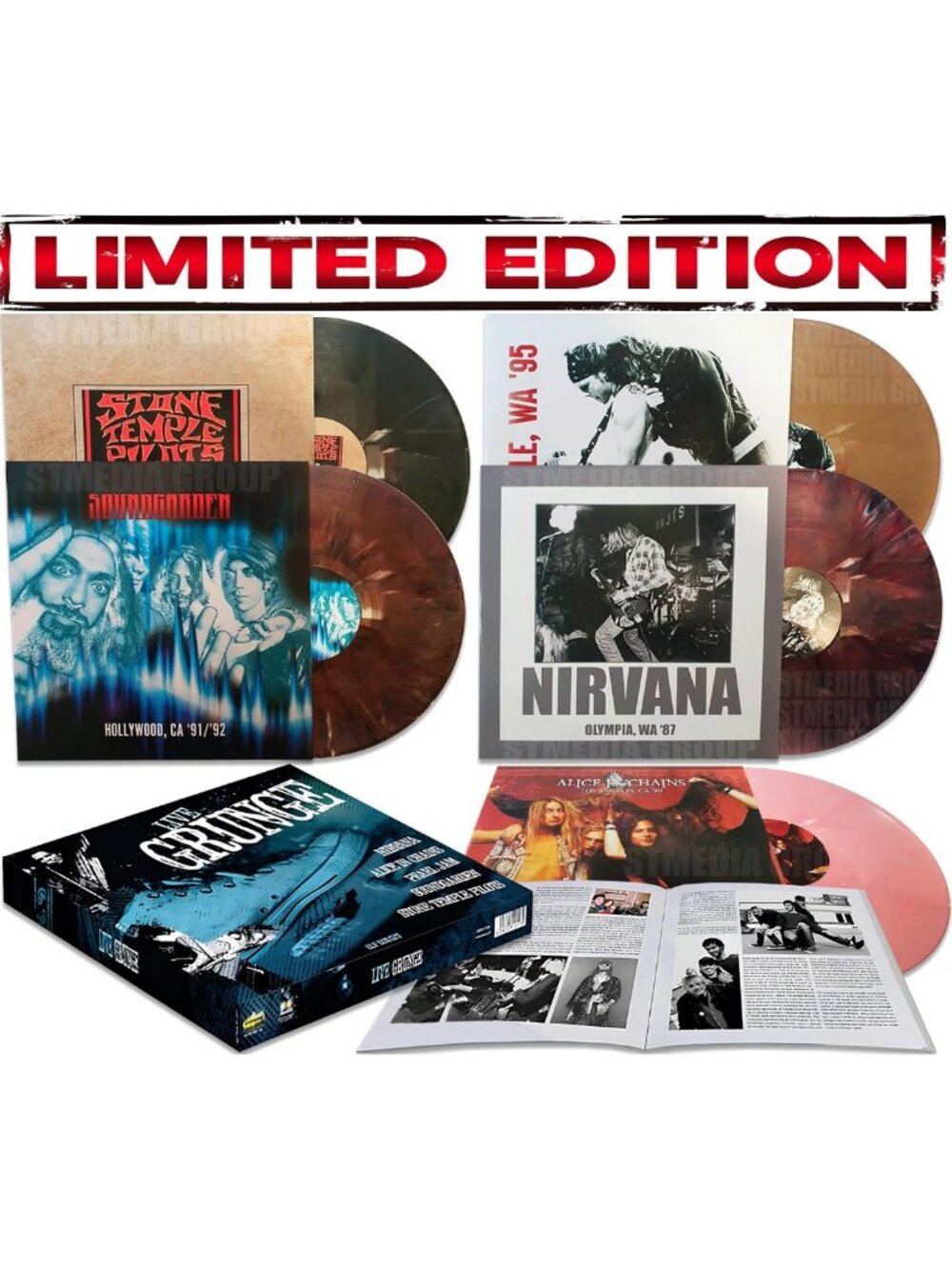 Limited Edition Grunge Color Collection - Rare Radio Broadcasts 1987-1995